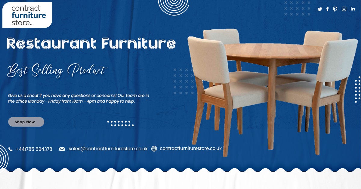 Restaurant Furniture Online, Buy Restaurant Furniture USA UK UAE