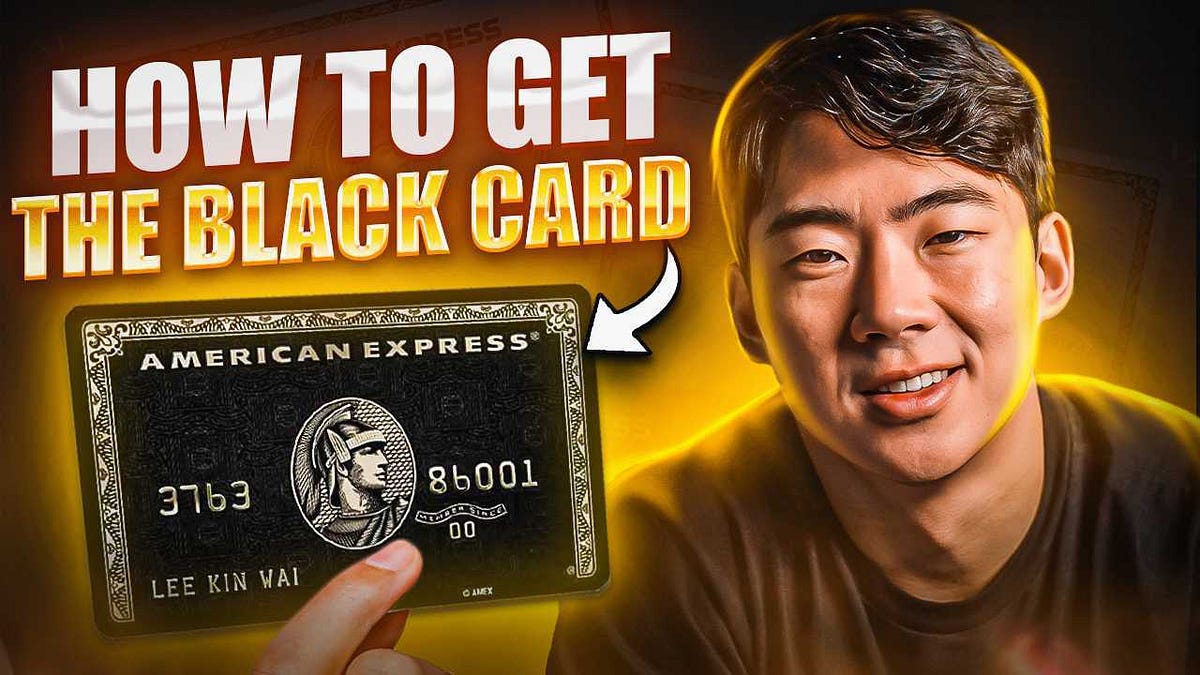 How To Get the Amex Centurion Card (Black Card) [2023] by Brian Jung