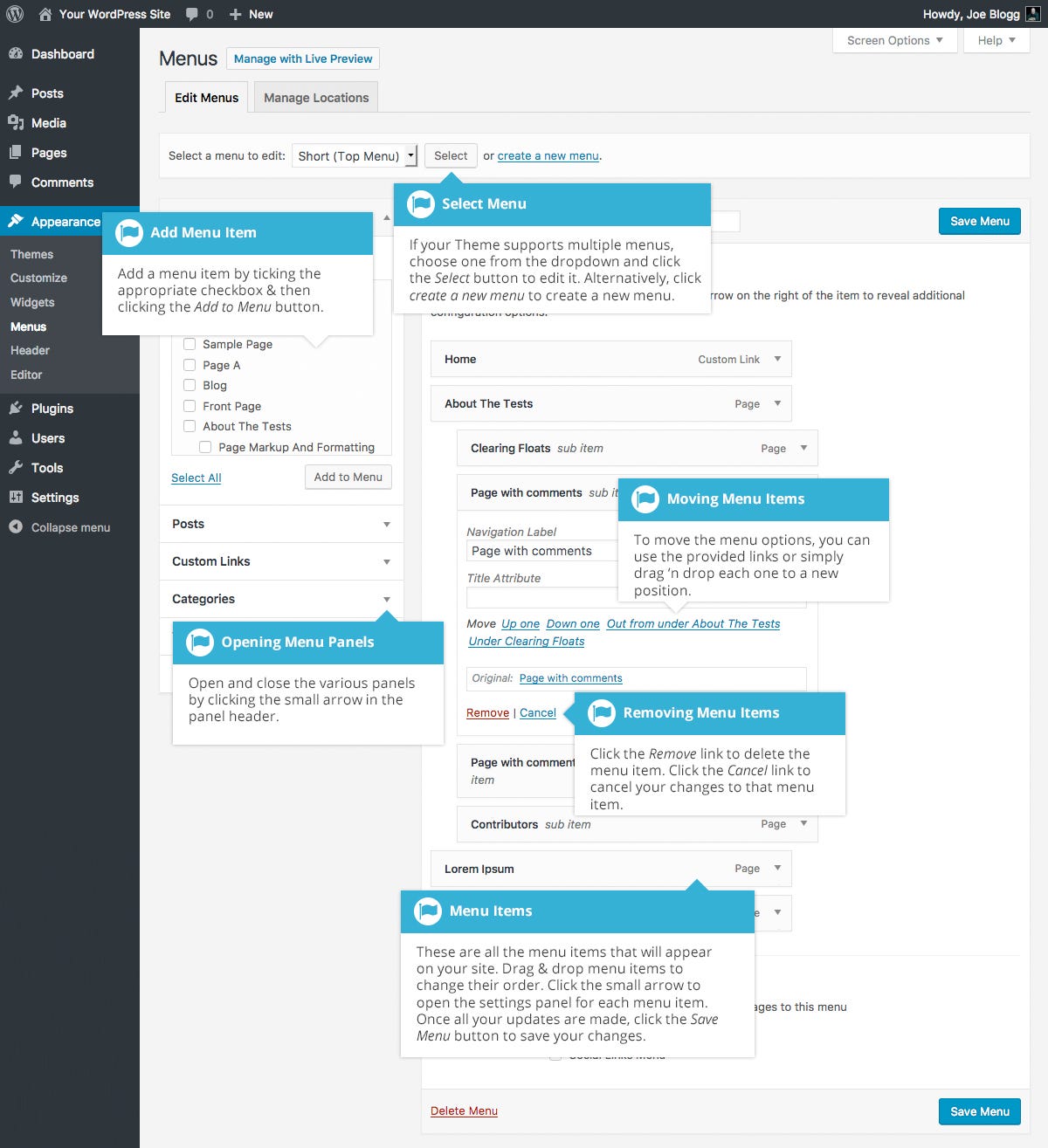 How To Edit Menus In WordPress. In WordPress, the custom menu feature
