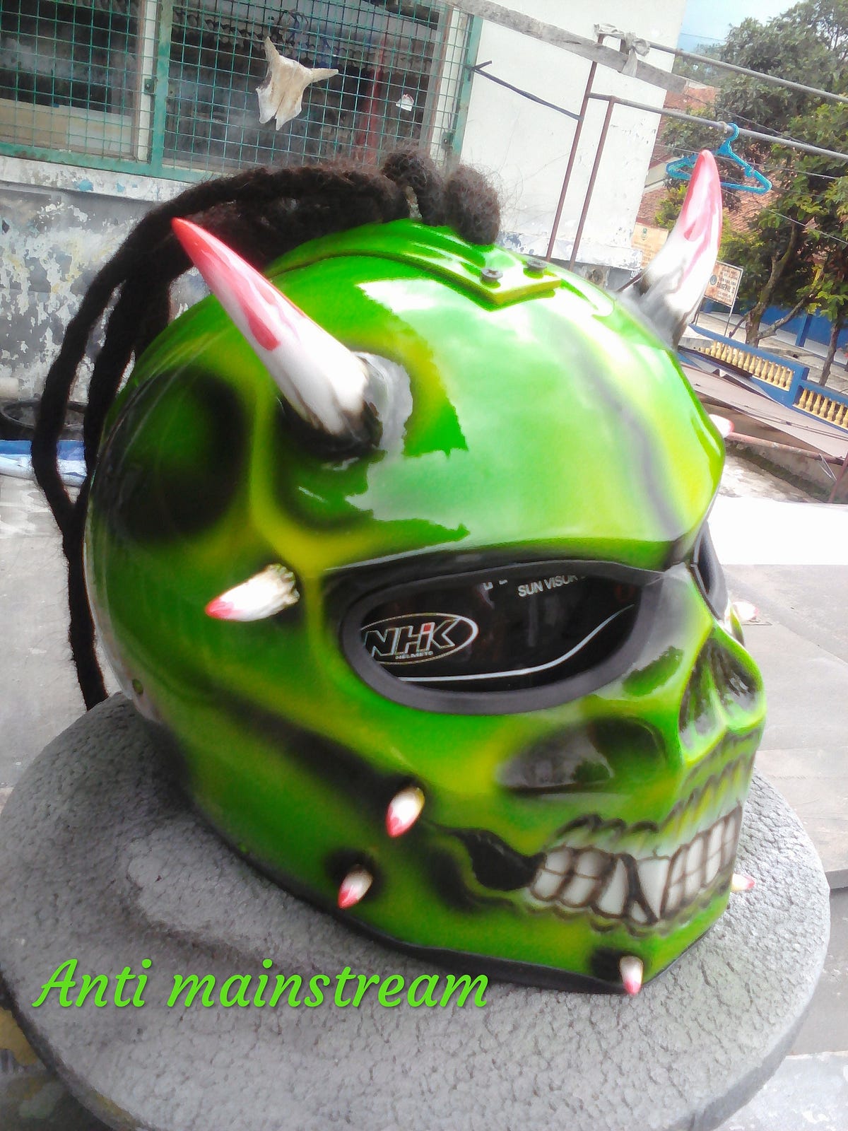 Jual Helm custom bandit predator full airbrush, murah. by Ahmad