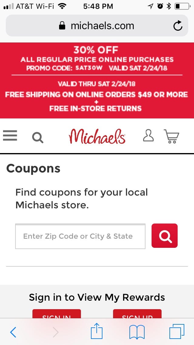 The Subtle Difference between Coupons at Michaels and Hobby Lobby by Laurel Sch UXDI 11 ATX Medium The Subtle Difference between Coupons at Michaels and Hobby Lobby by Laurel Sch UXDI 11 ATX Medium