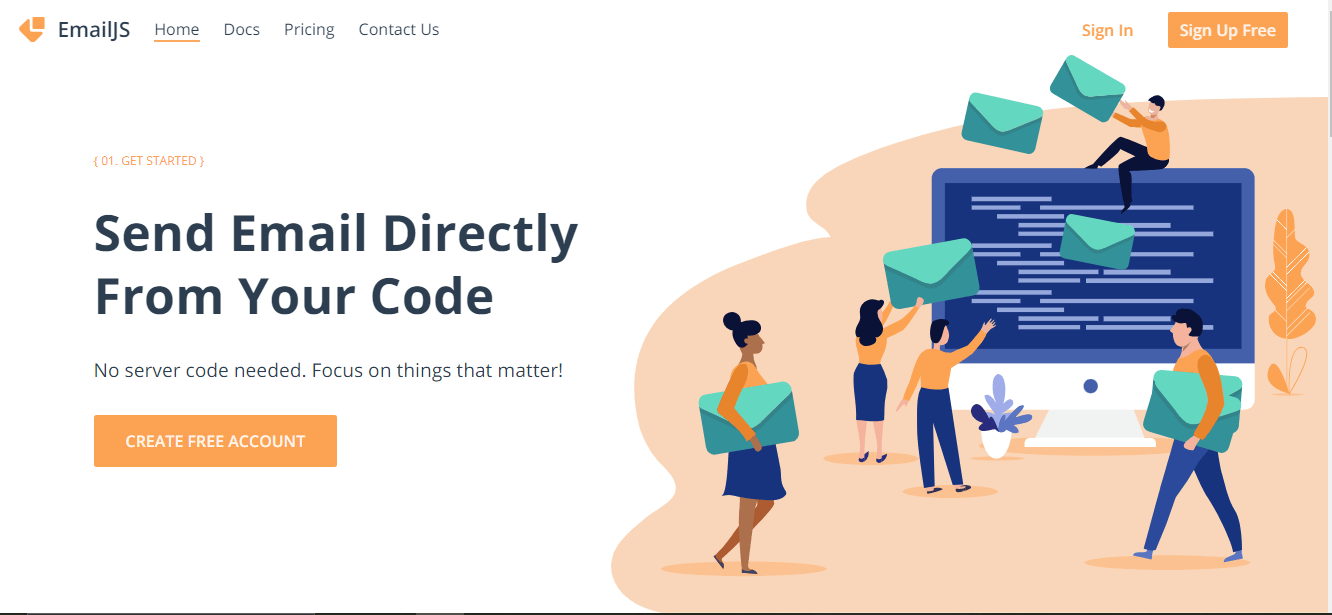 A Simple and Easy Contact Form using React.js with Hooks, Firebase