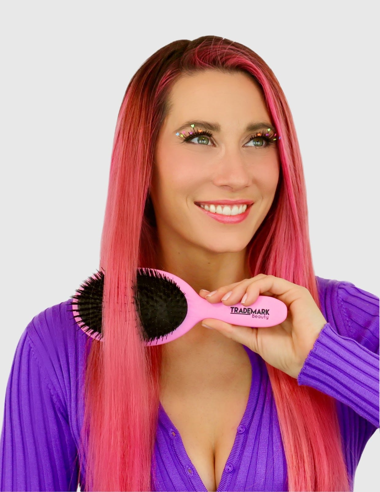 How to Use Premium Hair Straightening Brushes by Trademark Beauty