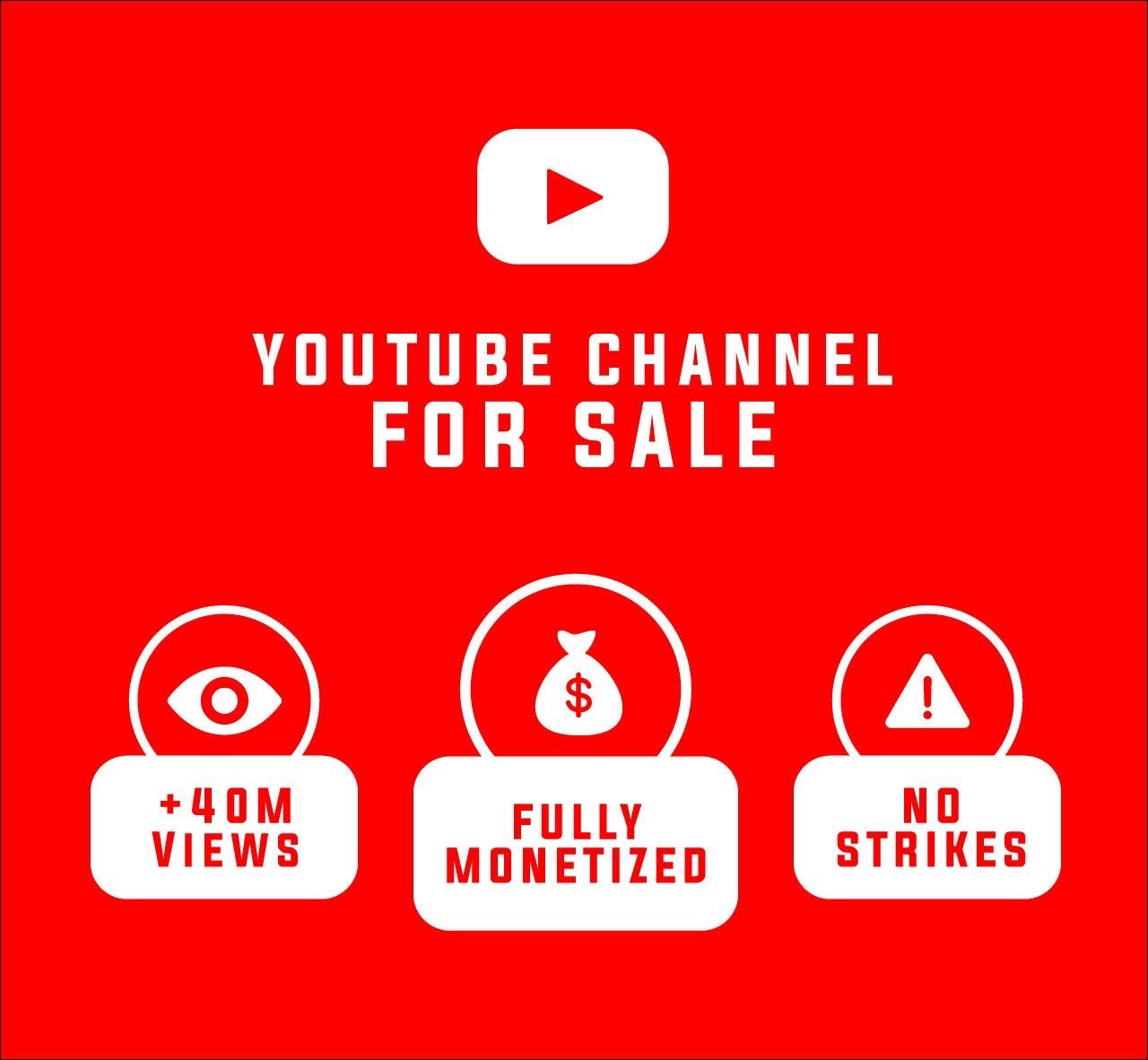 youtube channel for sale by Kyong V. Harris Apr, 2024