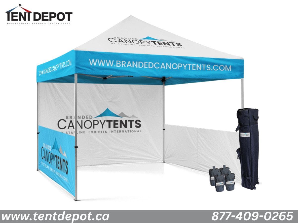 How Many Tables Can You Fit Under a 10x10 Canopy Tent? by Tent Depot