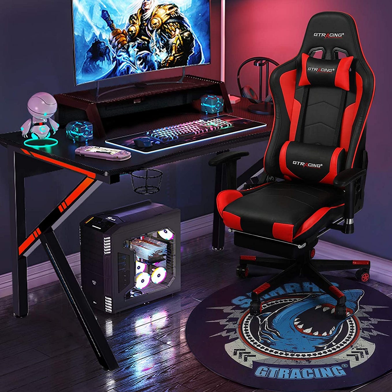 What is the best computer desk setup for gaming and work? by Gtplayer