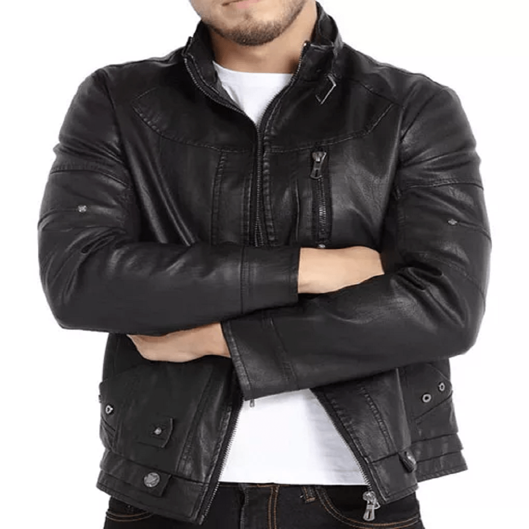 The Timeless Allure of the Black Bomber Leather Jacket by Leather