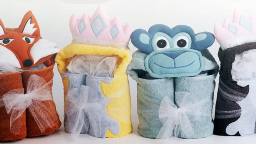 Every Little Princess Needs a Princess Hooded Towel by Swooneez