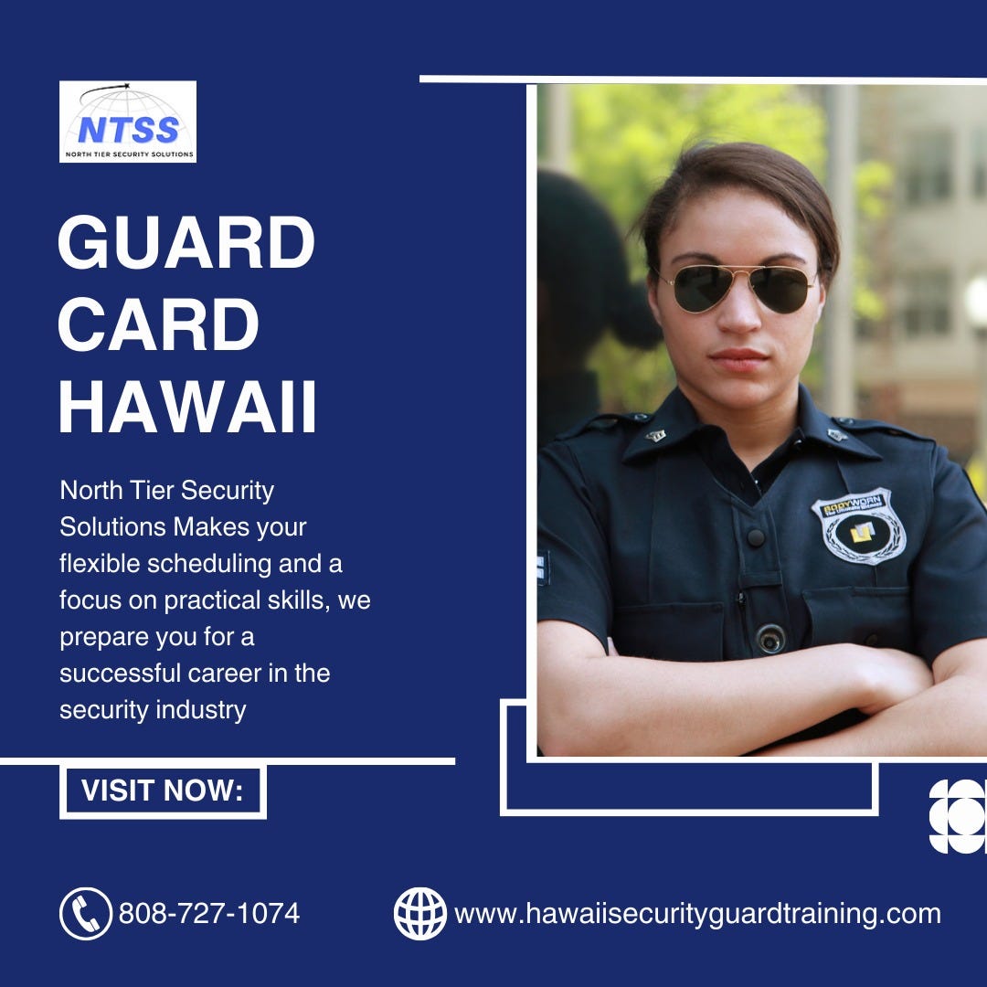 State Of Hawaii Guard Card North Tire Security Solutions Medium