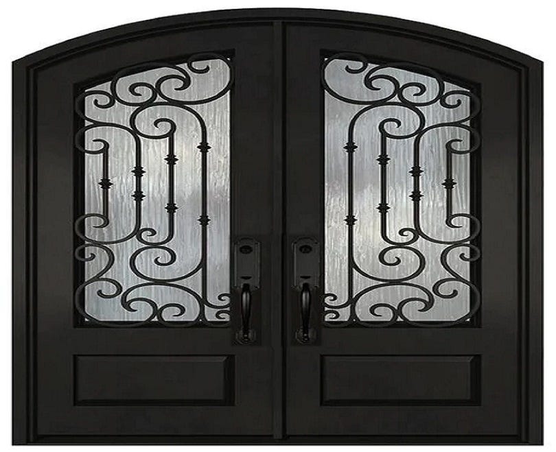 Customizing Your Double Front Doors With Glass Designs And Finishing