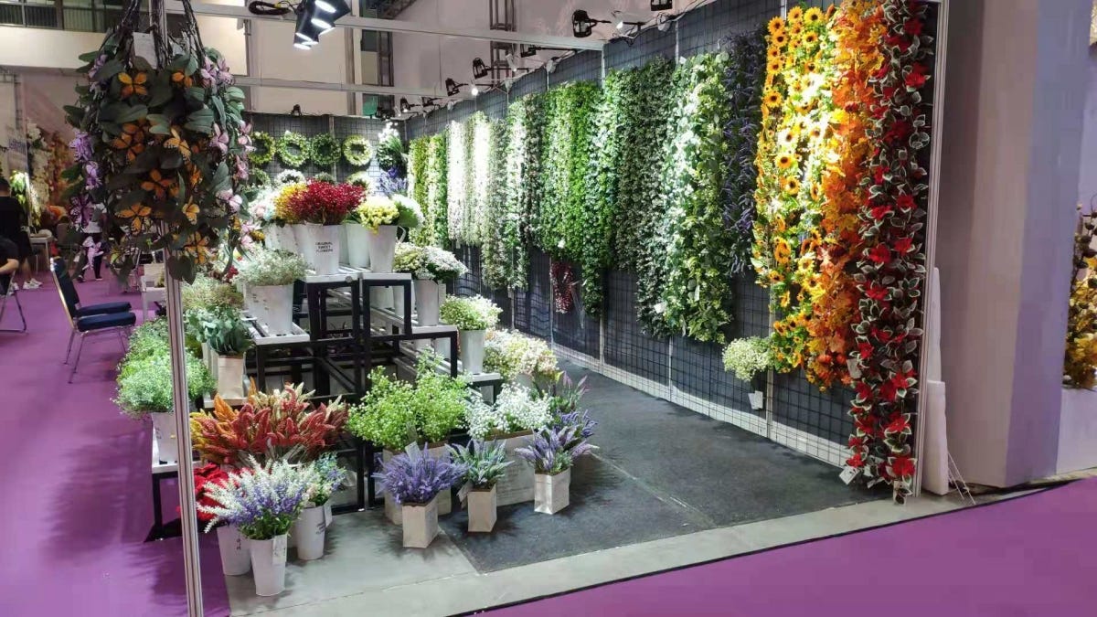 artificial flower making business, silk flower decoration business, China fake flower supplier