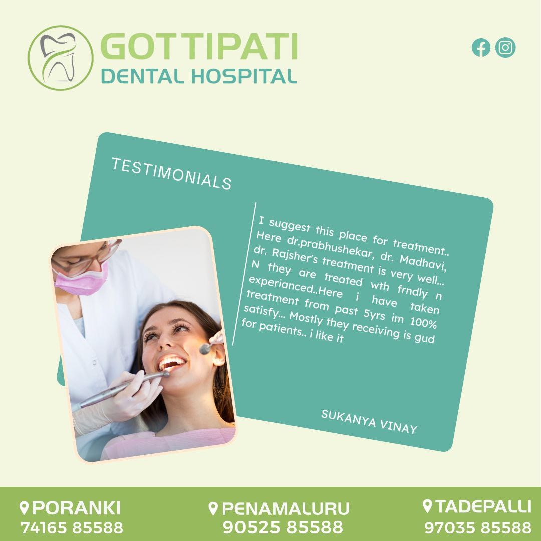 Gottipati Dental hospital in vijayawada Gottipati Dental Hospital in