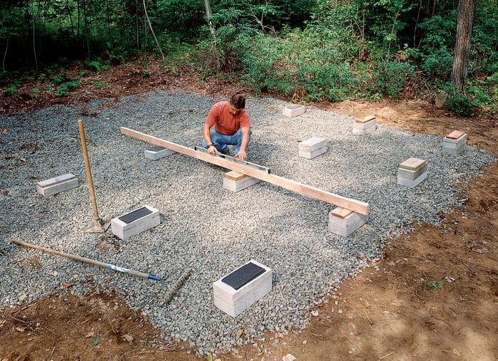 Can I Use Concrete Deck Blocks for a Shed Base? by Arthur Chartier