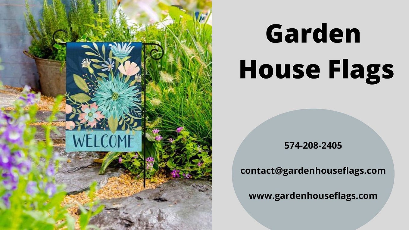 Garden House Flags Garden House Flags Medium