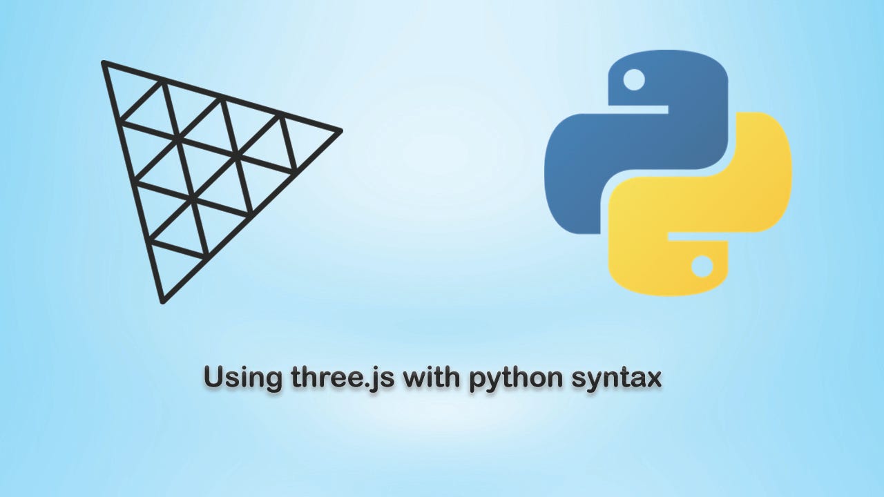 Loading 3D Models Using Py3D. Exploring three.js with python syntax