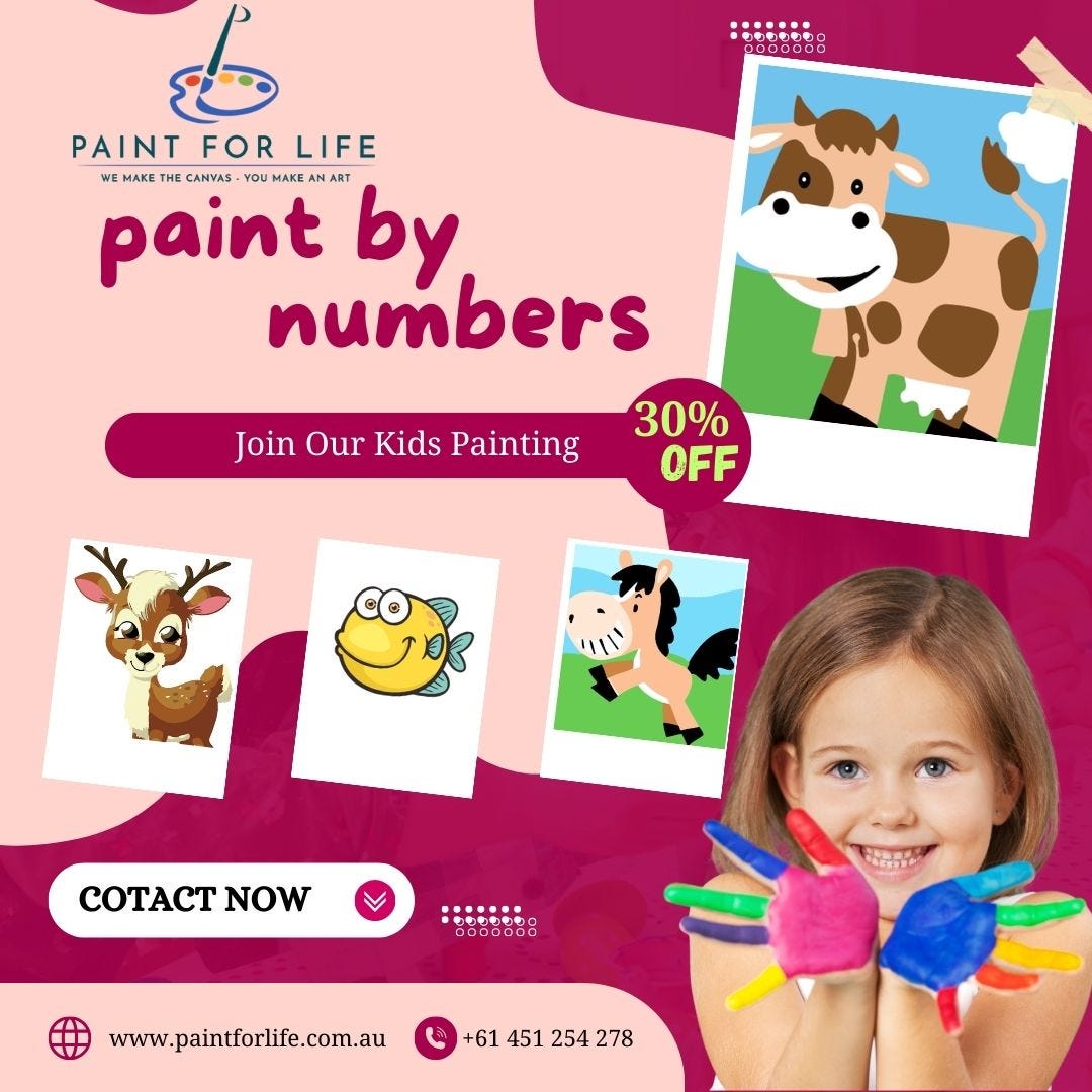 Paint by Numbers Paint for Life by Paintforlife Aug, 2024 Medium