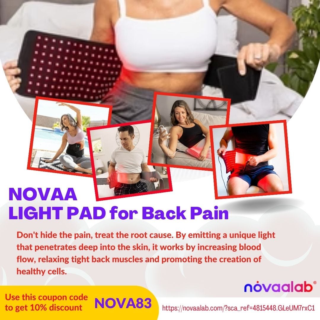 NOVAA LIGHT PAD for back pain — Novaa Lab NovaaLab Medium