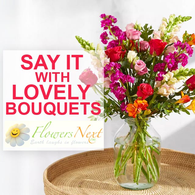 Send mixed flowers online Emma Garcia Medium