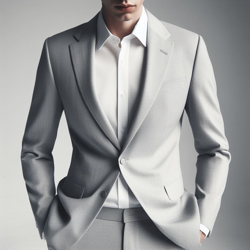 The different fabrics used to make light suits by Formal Gentlemen