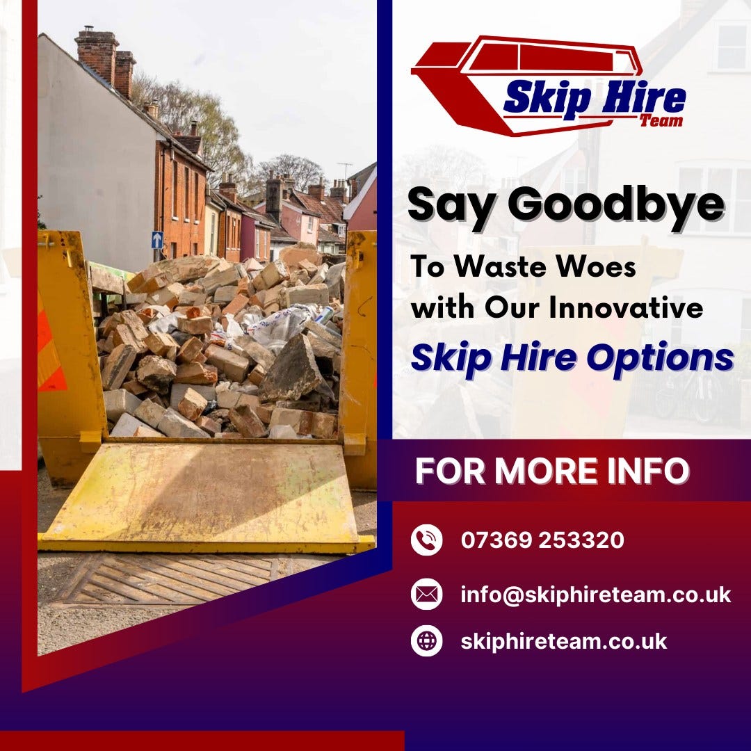 The Perfect Solution for Small Projects Skip Hire Team’s 4 Yard Skip