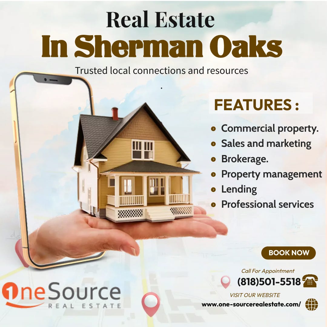 Real Estate Firms In Sherman Oaks One Source Real Estate Medium