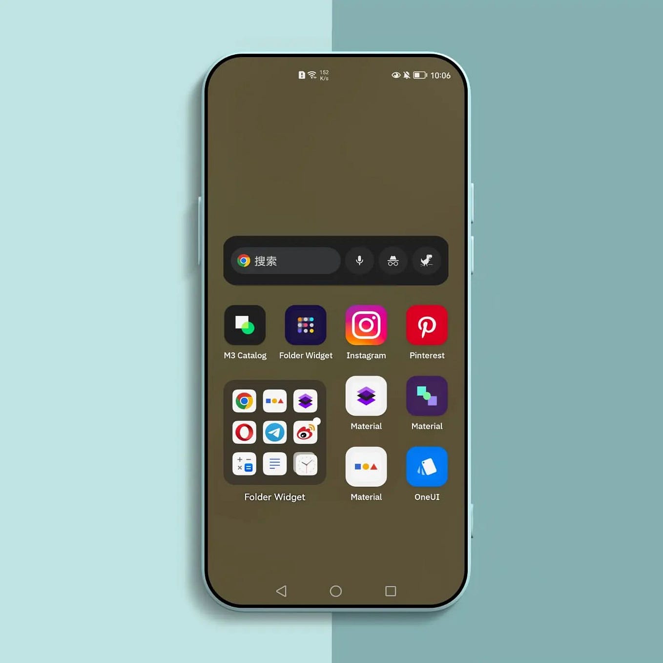 How make big folder on android phone launcher? by Folder Widget Medium
