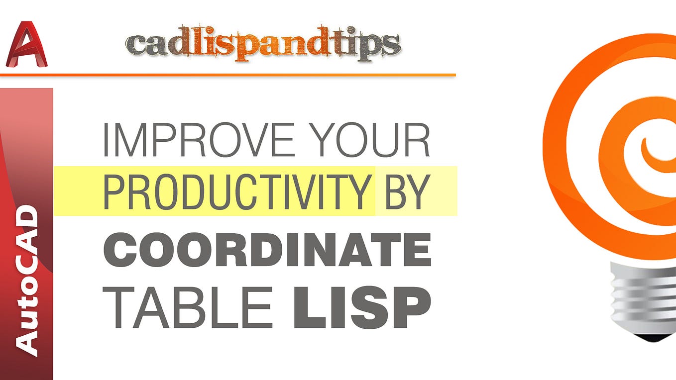 AutoLisp Setting out Table. Settingout with Table Lisp help you… by