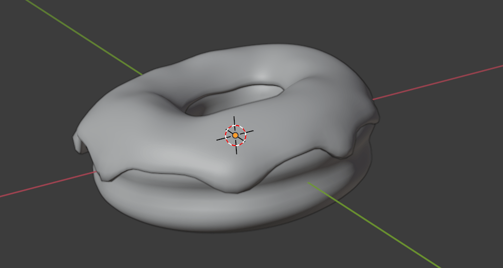 Creating A Donut in Blender — Creating the Icing by Abhay Raizada