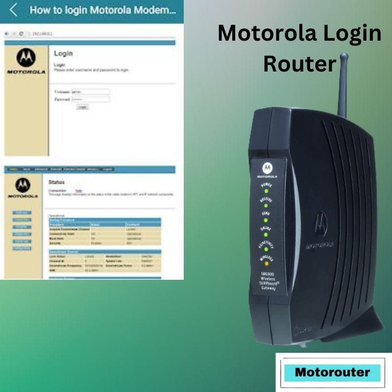 How to login to motorola router Motorouterlinks Medium