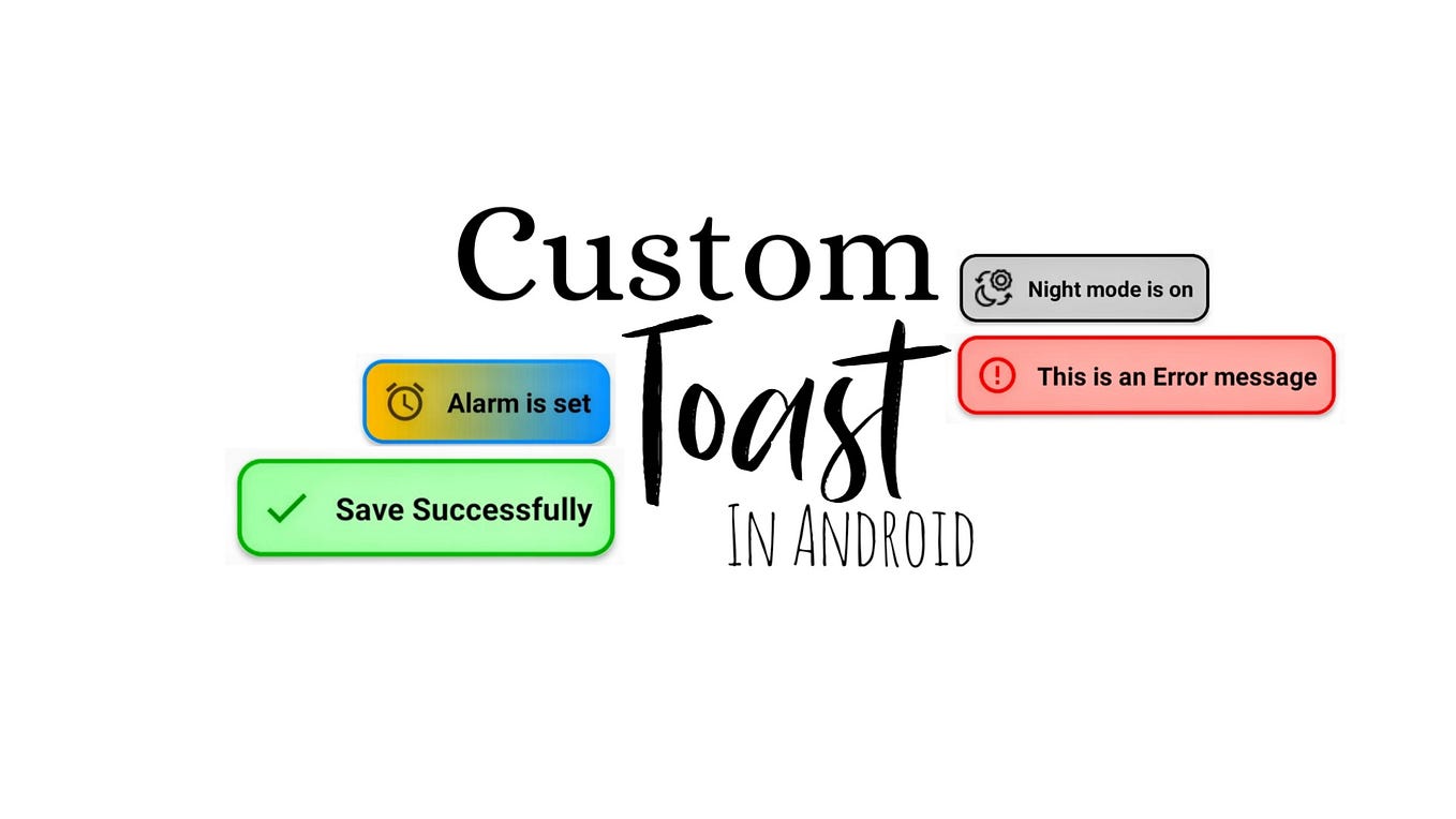 Toast In Android Using Binding by Mitali Jul, 2020 Medium Medium