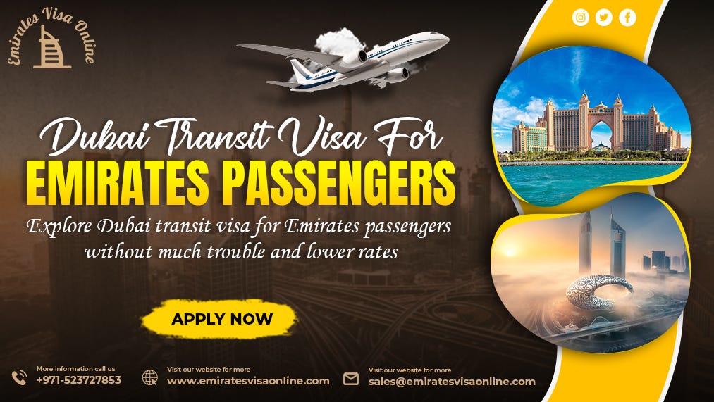 How To Apply 48 Hours Emirates Transit Visa by Emirates Visa Online