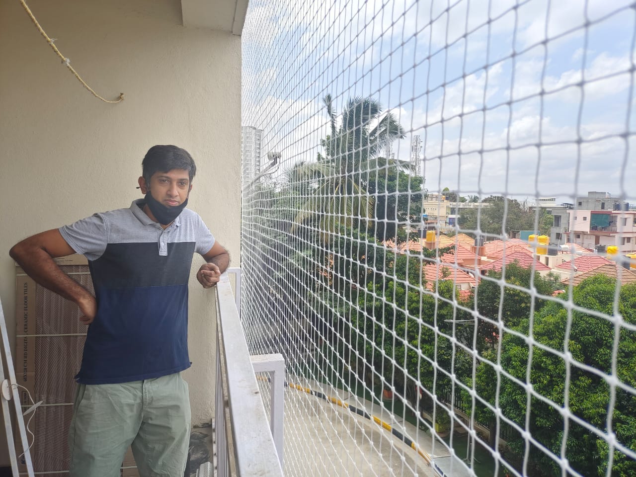 Siri safety nets Ots area covering safety nets installation