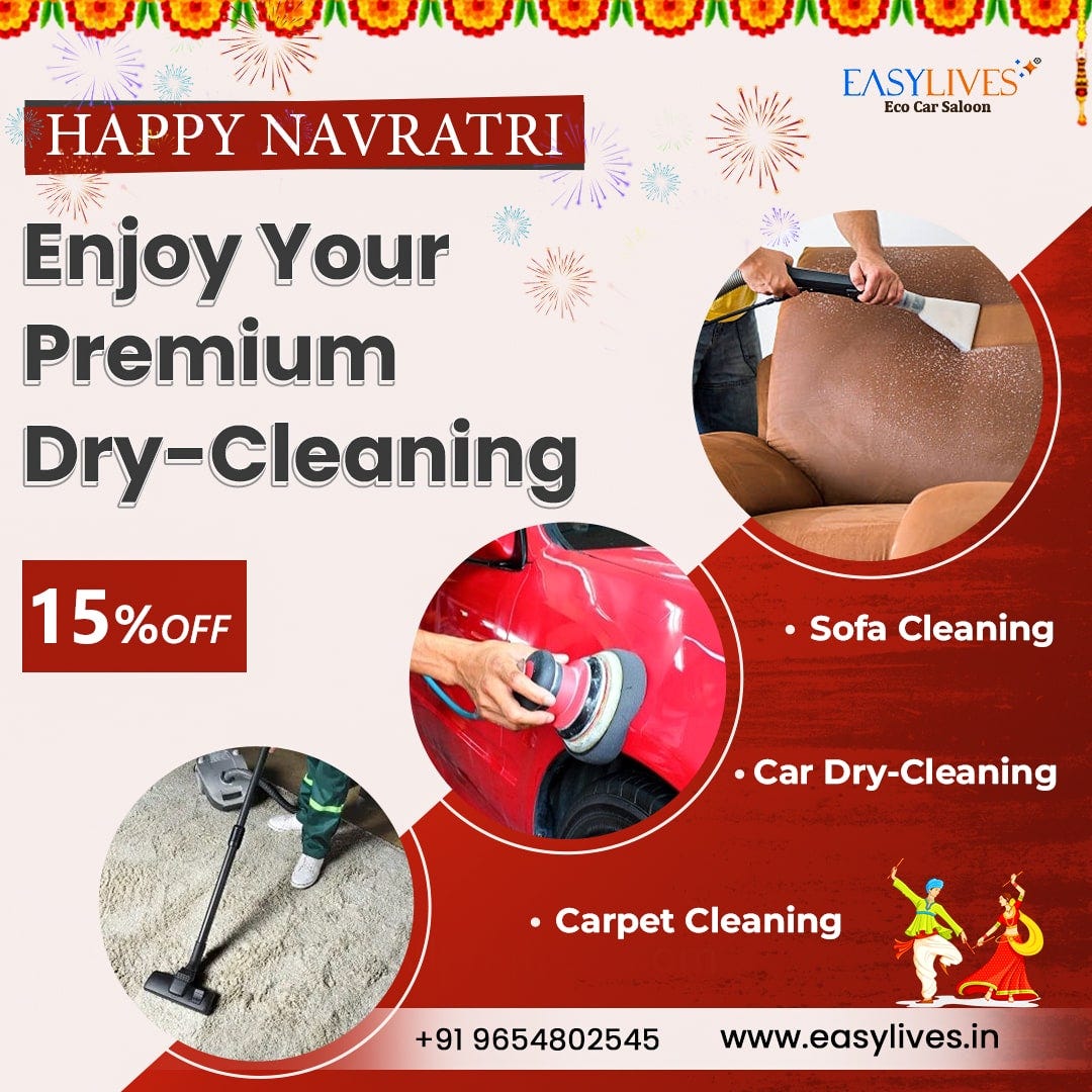 Convenience and Quality Combined Doorstep Car Wash and Dry Cleaning in Gurgaon with Easylives