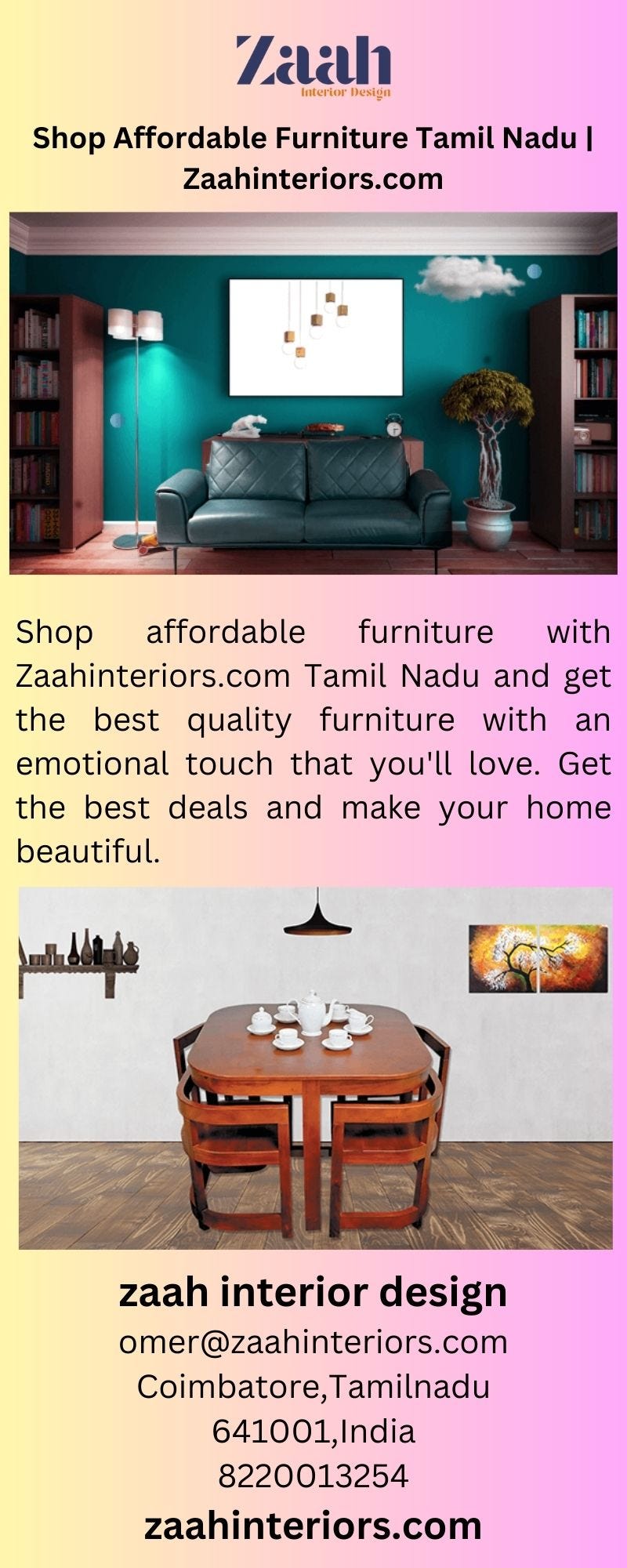 Shop Affordable Furniture Tamil Nadu