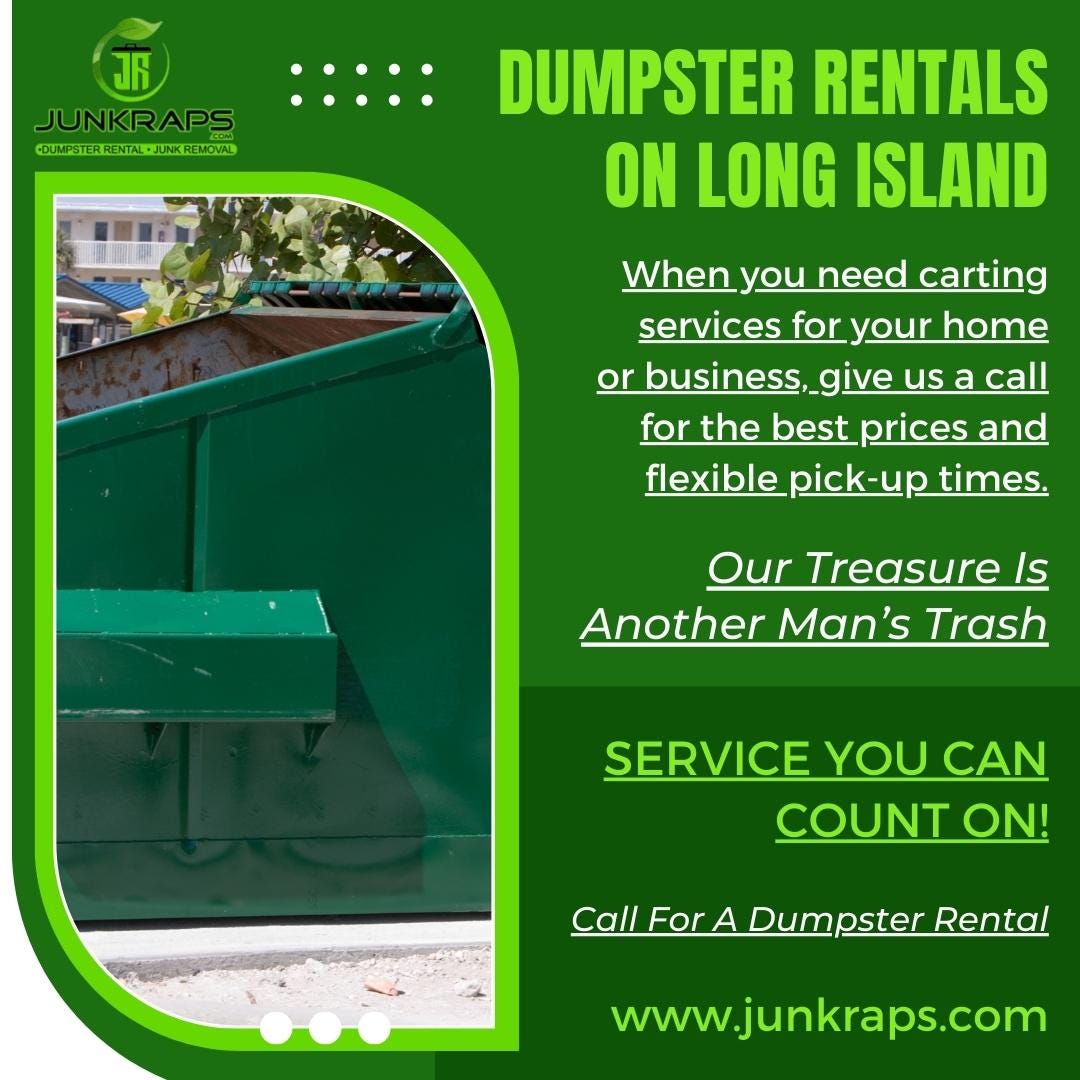 Junk Removal Service — Blue Point, NY by Dumpster Rental Long Island Junk Raps Jan, 2024