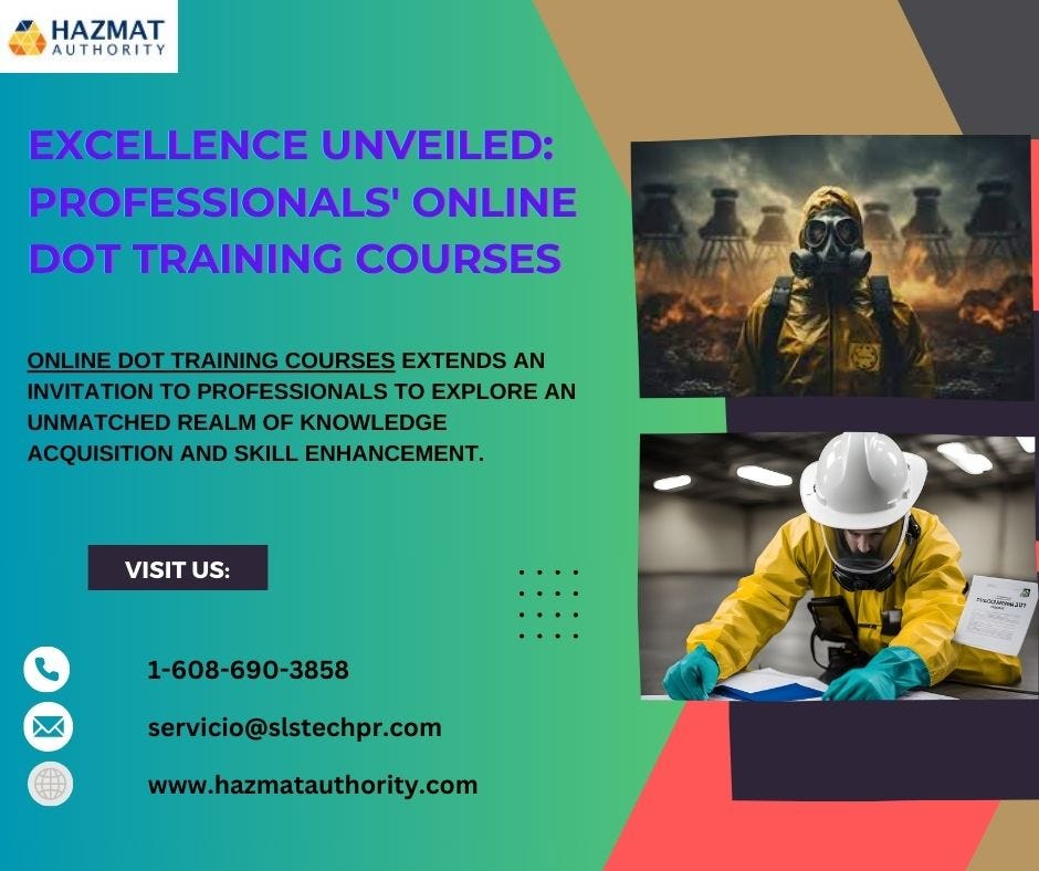 Obtain DOT Hazmat Certification Online to Unlock Career Opportunities