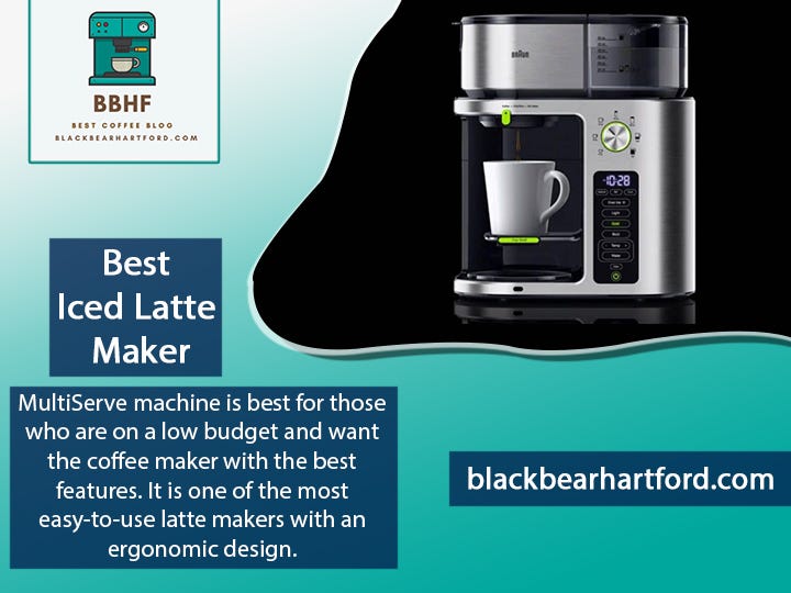 Iced Latte Makers BlackBearHartFord Medium