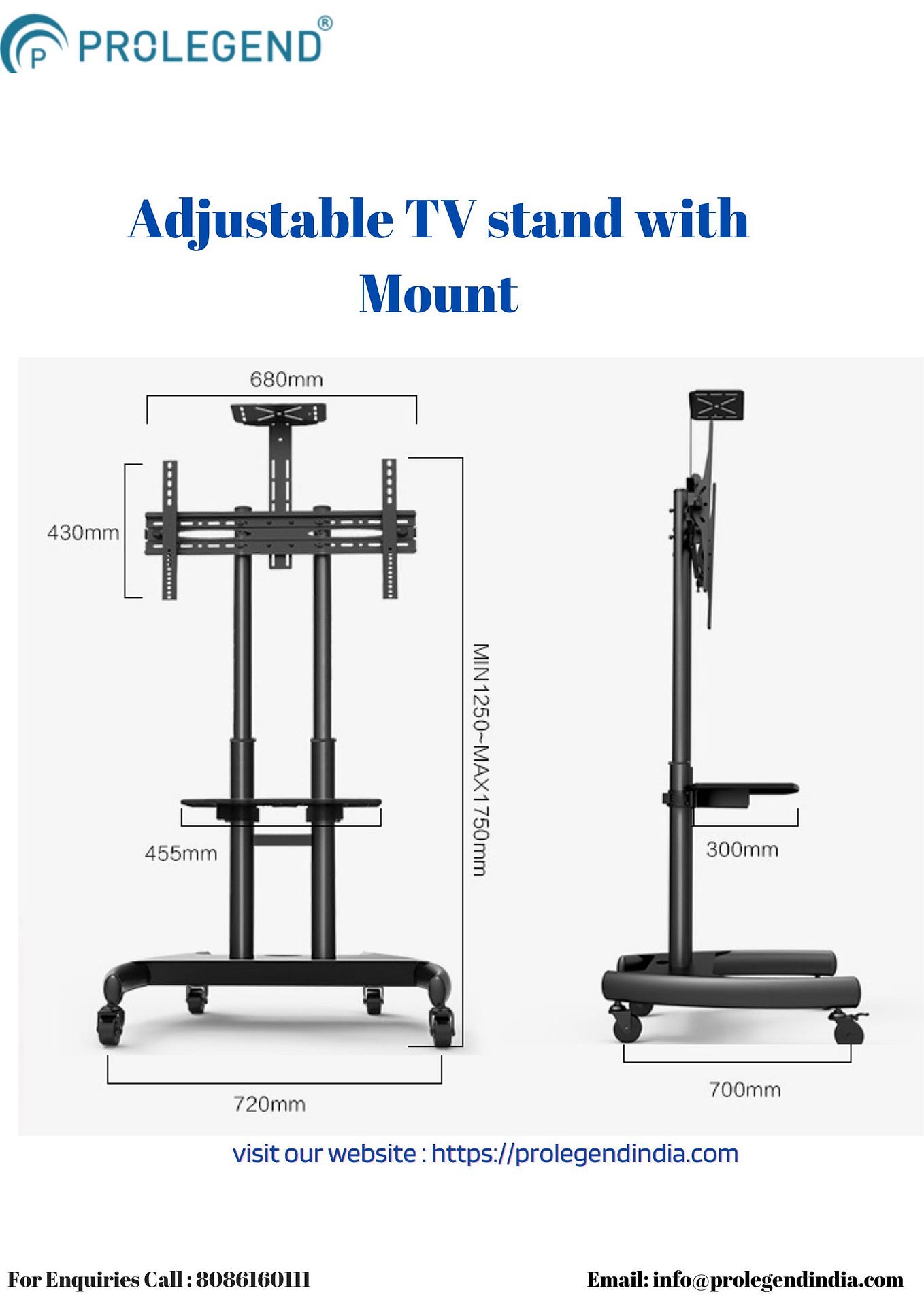 Portable TV Stand PROLEGEND Prolegend Medium