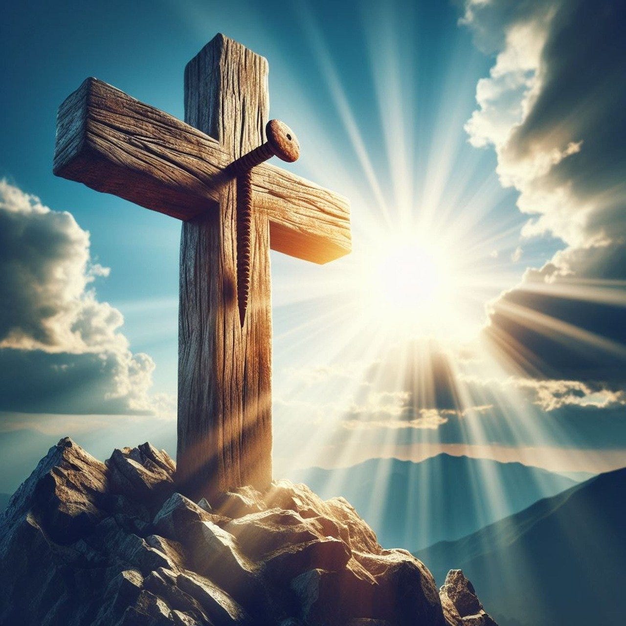 Gospel starts even earlier from the hidden meaning of the Hebrew no