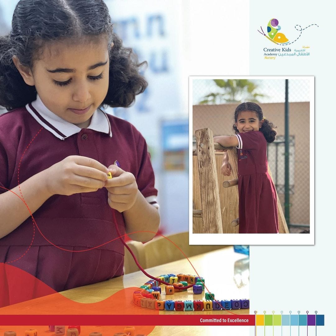 Best play school in Abu Dhabi. Creative Kids Academy, you and