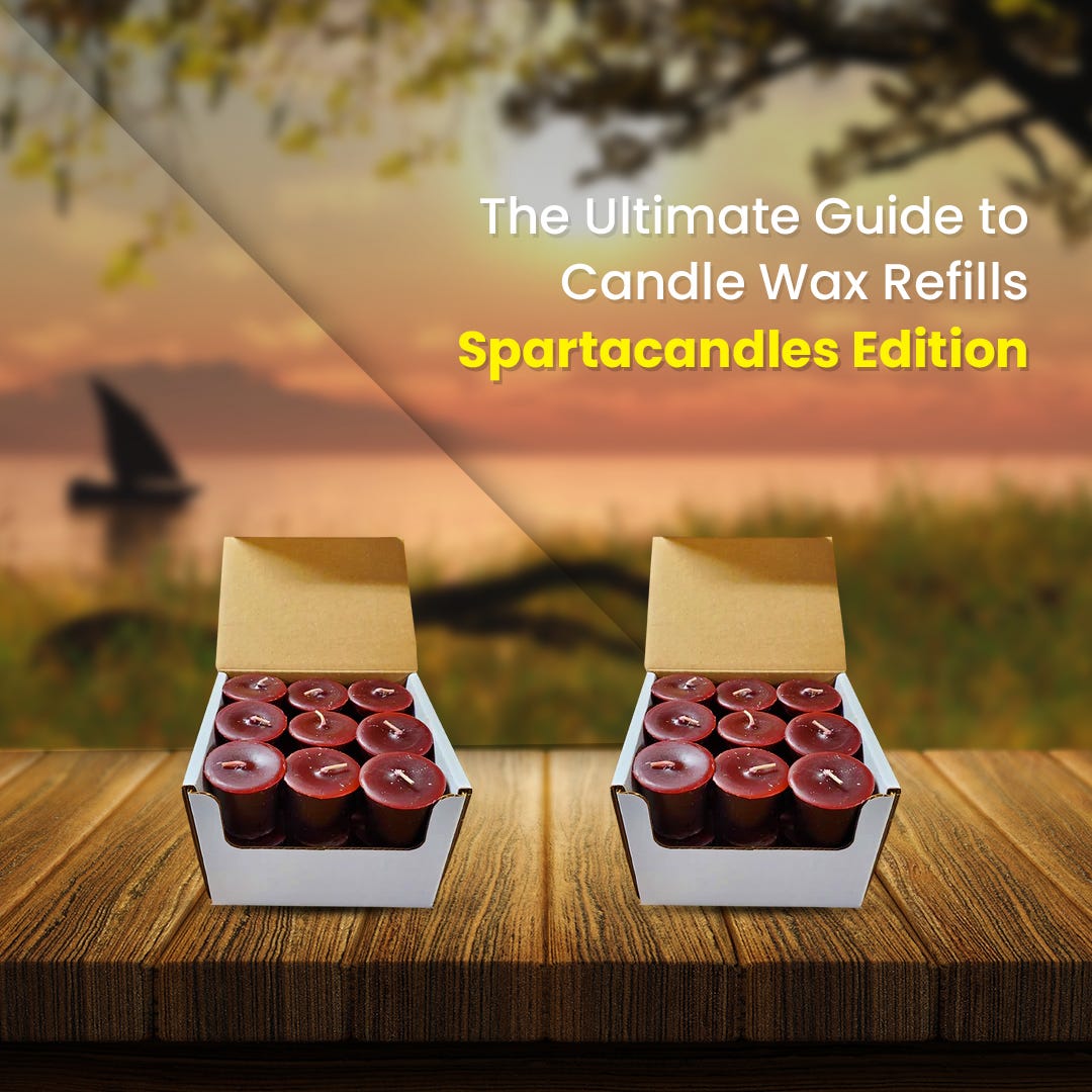 The EcoFriendly Choice Refill Candles from SpartaCandles