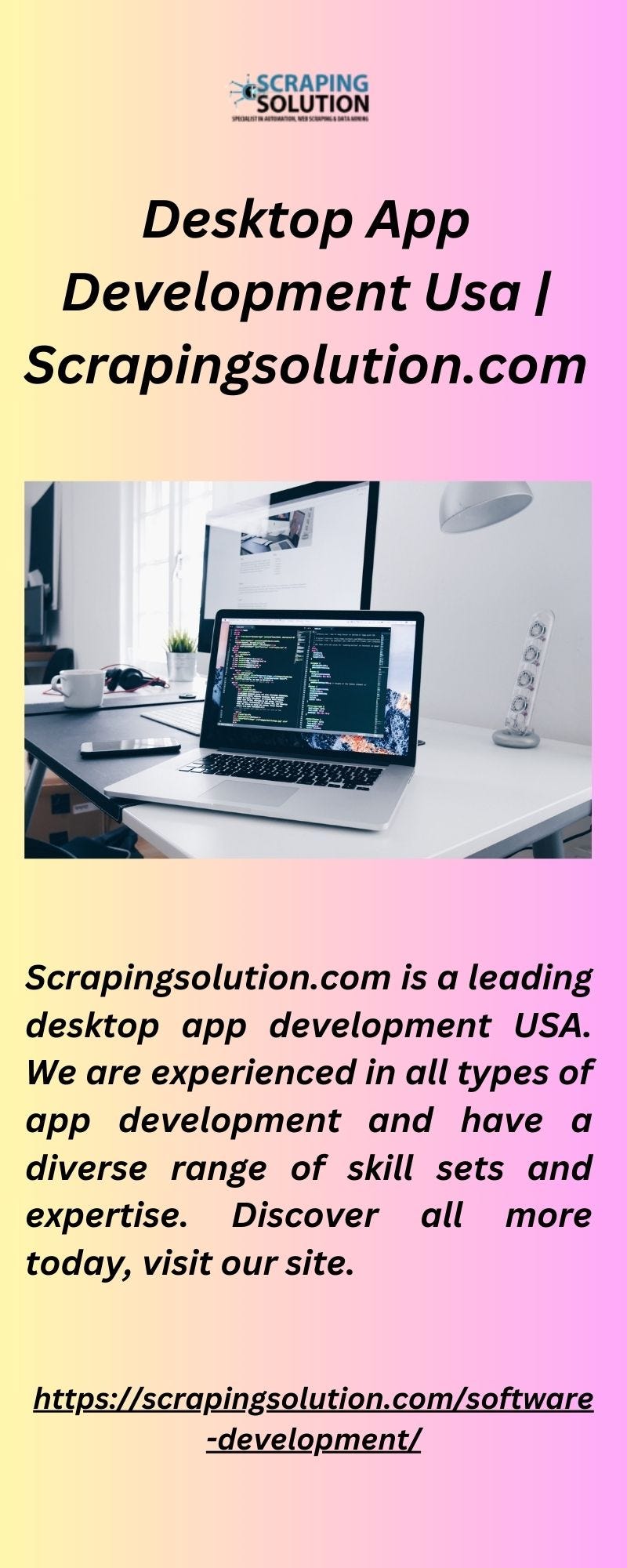 Desktop App Development Usa scraping solution