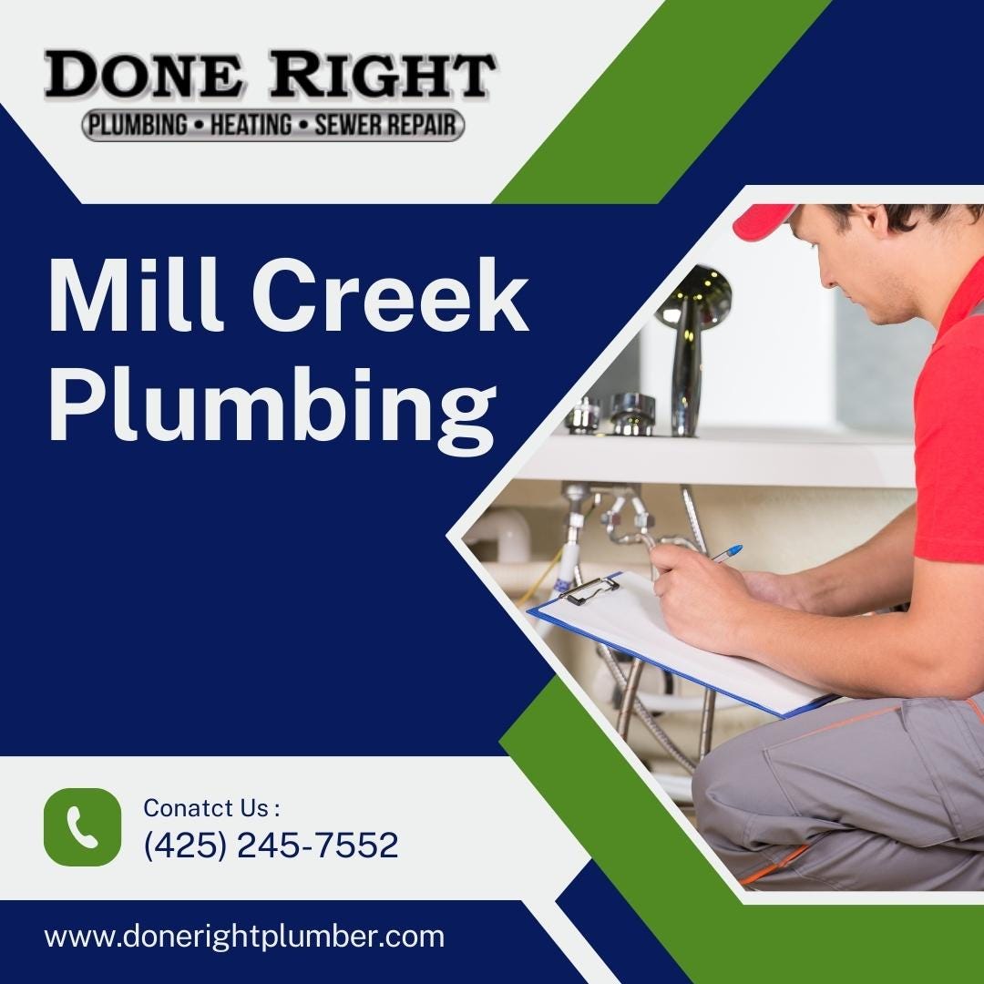 Plumbing Mill Creek Washington Done Right Plumber Medium