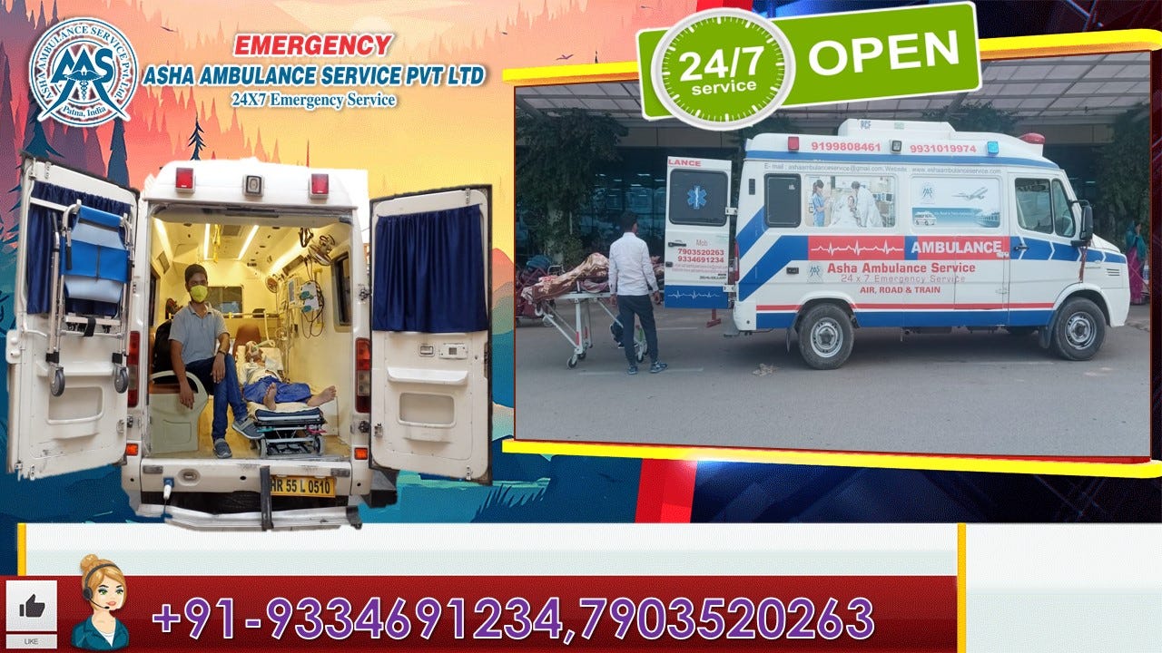 Confirm Ambulance Service with experienced doctor team ASHA by Asha