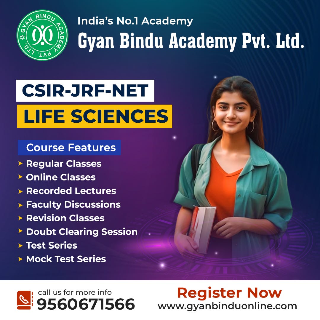 🌟 Discover the world of CSIR Net Life Science! 🌱 Gyan Bindu Online