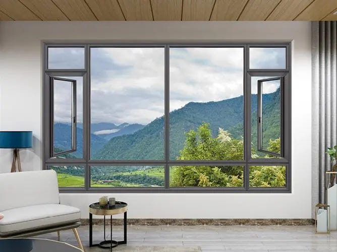 Can windows be opened in office buildings with glass curtain walls