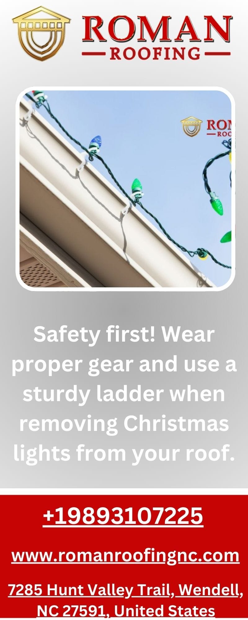 Best Solution For How to Remove Christmas Lights Safely At Roman
