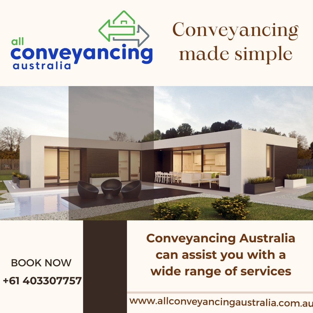 ALL CONVEYANCING AUSTRALIA Conveyancingaustralia Medium