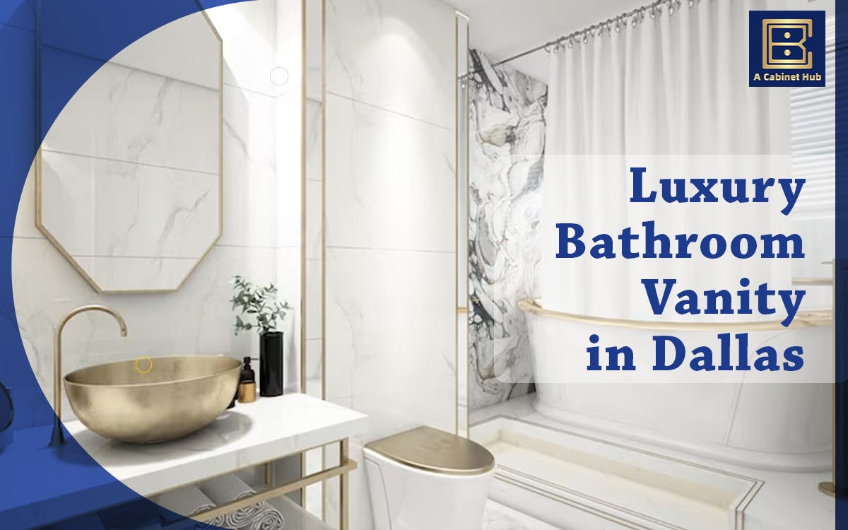 Luxury Bathroom Vanity in Dallas. A Hub A Hub Medium