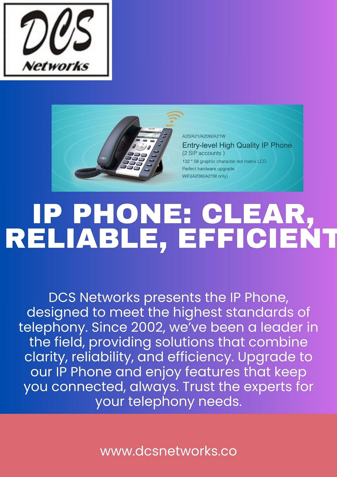 Empower Your Business with Wireless SIP Phone Dc Network Medium